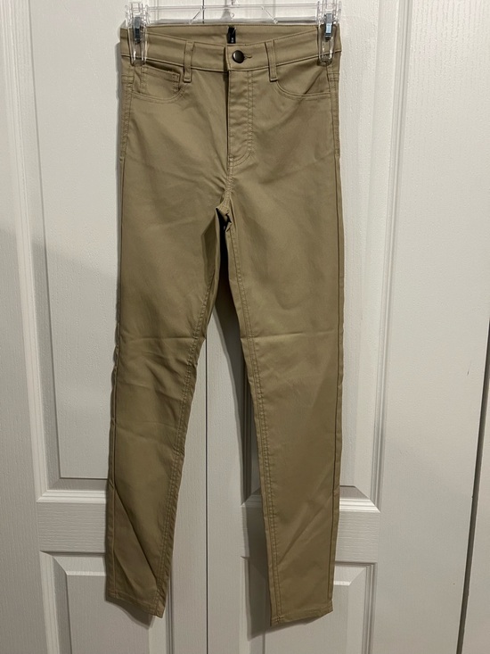 Calzedonia Denim - NWT Calzedonia Coated Denim Skinny Fit Pants in Light Beige XS